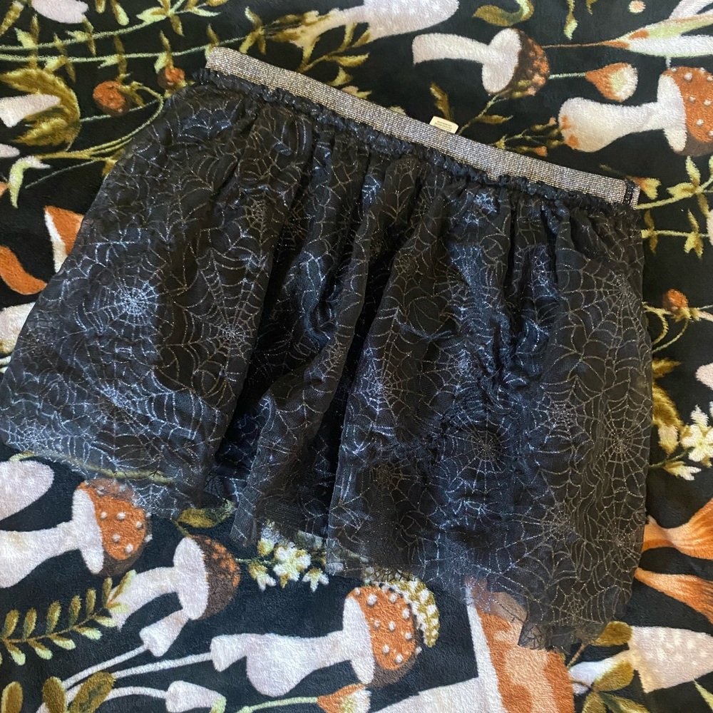 Girls Sparkly Cobweb TuTu🕸️🎀